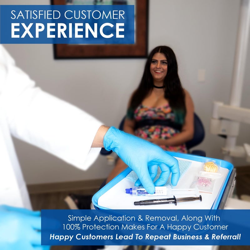Whiter Image Professional Dental Grade Gingival Barrier Syringe Kit - Easy Apply & Remove, Maximum Gum Protection for Teeth Whitening Procedures, Made in USA, Includes 4 Syringes & 8 Needles - Image 5